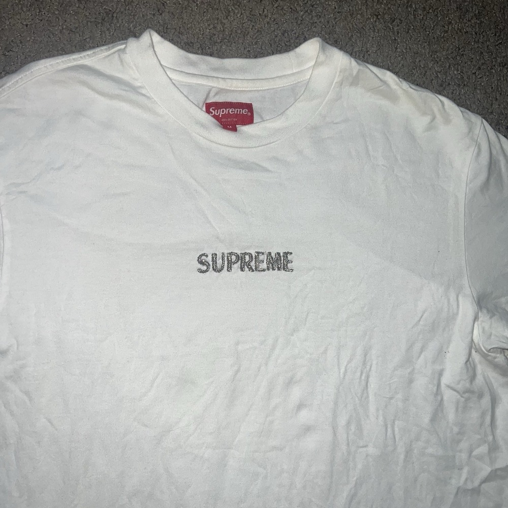 Rare Supreme Bullion Logo Tee Size Medium (M) - Picture 1 of 6